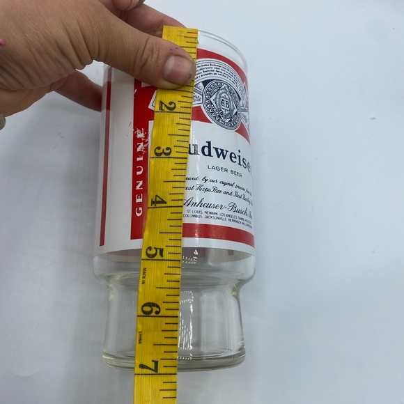 Vintage Budweiser Beer pedestal beer glass by Anheuser -Busch, St. Louis, MO. - Picture 3 of 3